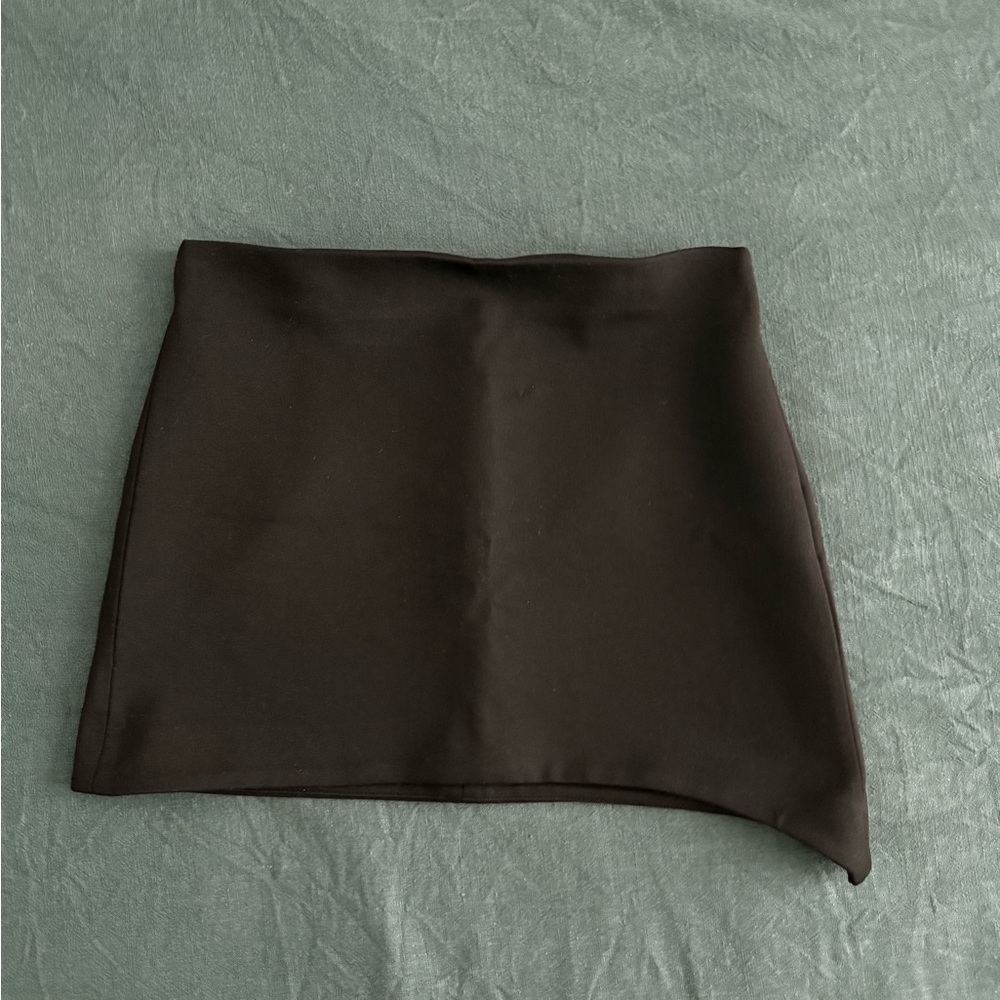 Zara Elegant Black Asymmetrical Skirt